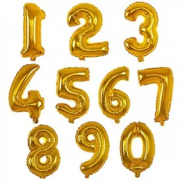 Helyum Sayı Balon (Ek Üründür, Adet Fiyatıdır)
