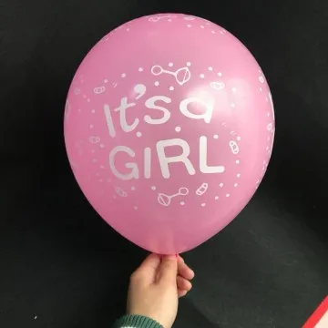 Kız Bebek 1 Adet Helyum Balon (Ek Ürün Olarak Satılır)