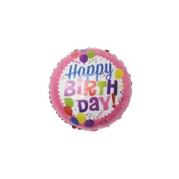 Doğum Günü Folyo Helyum Balon No:1 (Ek Ürün Olarak Satılır)