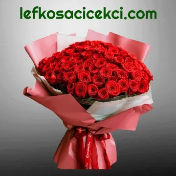 101 Kırmızı Gül Buketi
