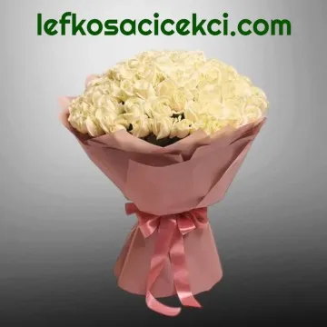 101 Beyaz Gül Buketi