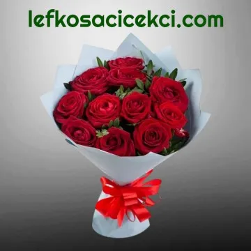 11 Kırmızı Gül Buketi
