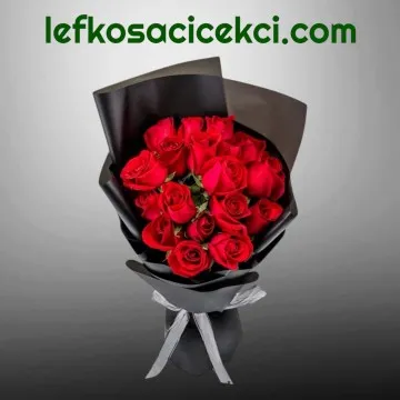 19 Kırmızı Gül Buketi