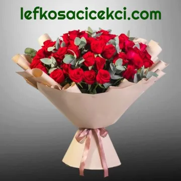 51 Kırmızı Gül Buketi