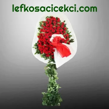 Ayaklı Karanfil Düğün Açılış Çelenk
