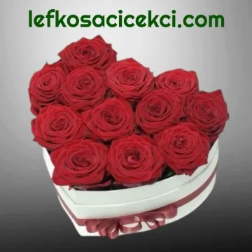 Kalpte 11 Kırmızı Gül
