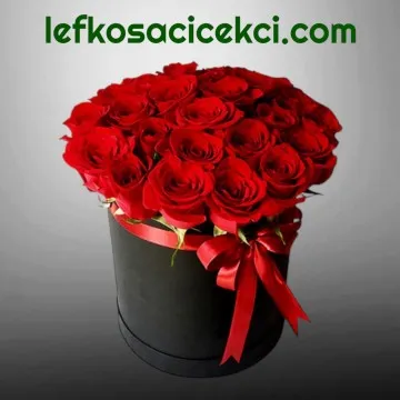 Kutuda 21 Kırmızı Gül