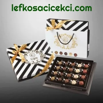 Truff Tırtıklı Kutu Çikolata